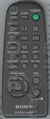 RM-SD50 пульт для музыкального центра SONY MHC-RX50 и др.