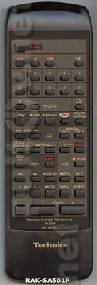 RAK-SA501P оригинальный пульт для ресивера Technics SA-GX303 и др. RAK-SA501P оригинальный пульт для ресивера Technics SA-GX303 и др.