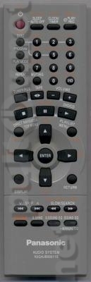 N2QAJB000110 , N2QAJB000111, N2QAJB000112 пульт для музыкального центра Panasonic SC-VK81DEE-S