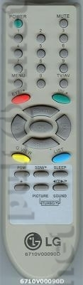 6710V00090D [TV] неоригинальный пульт ДУ (ПДУ)