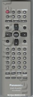 N2QAJB000039 [DVD]оригинальный пульт ДУ (ПДУ)