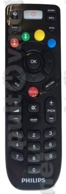 996590004628, 22AV1107A/12, RC3400 пульт для телевизора Philips 24HFL2808D/12 и др.