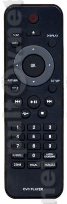 2422 549 01933 пульт для DVD-плеера Philips DVP3388K/51 (он же RC-5330)