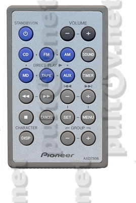 AXD7306 пульт для музыкального центра PIONEER NS-10Q и других AXD7306 пульт для музыкального центра PIONEER NS-10Q и других