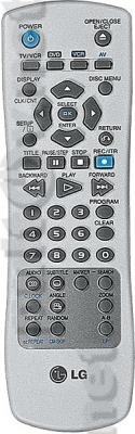 DVD DK373 пульт для DVD/VHS-плеера