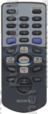 RM-X111 оригинальный пульт для автомагнитолы Sony CDX-M850MP