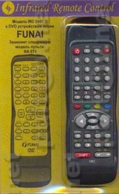 заменяющий IRC-0481D [FUNAI DVD NA674]