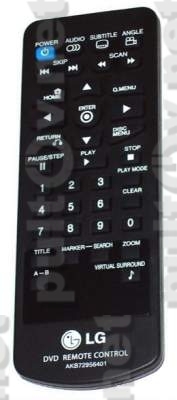 AKB72956401 пульт для портативного DVD-плеера LG DP582B