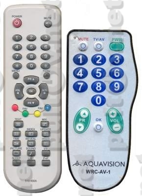 AQUAVISION WRC-AV-1, 510-400A пульт для телевизора