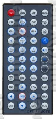 DVD REMOTE пульт для автомагнитолы AVH-P4550