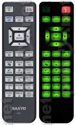 CXZL пульт для проектора SANYO PLC-XF71 и др.