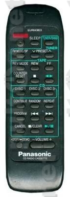 EUR643803 пульт для музыкального центра Panasonic RX-DS790EG9K