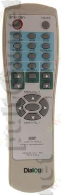 remote control for W-3200 пульт для акустики DIALOG