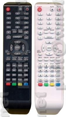 H-LCDVD3200, H-LCDVD3200S пульт для телевизора со встроенным DVD (черный или белый)