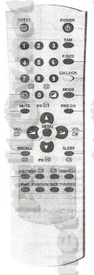 HRP-043F пульт для телевизора SHIVAKI STV-101 HRP-043F пульт для телевизора SHIVAKI STV-101