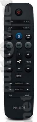 996580000768 пульт для саундбара Philips HTL2163B/51 и др.