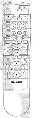 LC-30AA1M пульт для телевизора Sharp