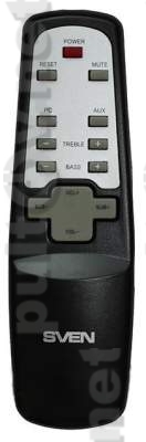 MS-1060R (MS-1060) пульт для акустики SVEN (вариант 1)