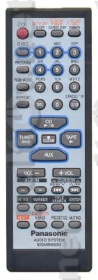 N2QAHB000053 пульт для музыкального центра PANASONIC SC-AK630 и других