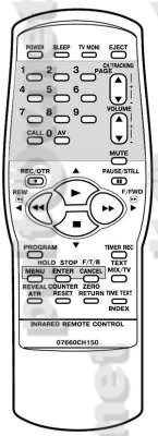 07660CH150 пульт для моноблока ORION TVR1000MX