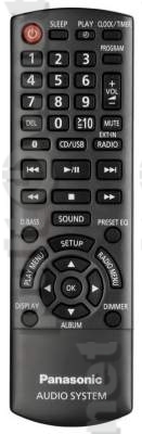 N2QAYB001018 пульт для музыкального центра Panasonic SC-PMX70 и др.