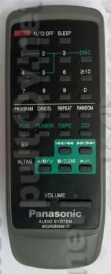 N2QAGB000012 пульт для музыкального центра PANASONIC SA-AK22