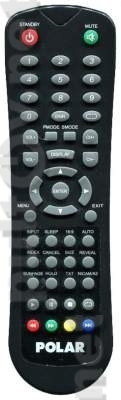 48LTV6101 и 55LTV6101 пульт для телевизора POLAR (с кнопками под управление флешкой, модель TV-DVD2)