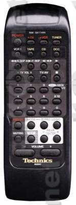 RAK-SA112MH, RAK-SA113MH, RAK-SA114XH пульт для музыкального центра Technics SA-GX370