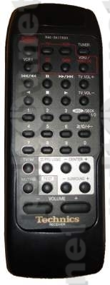 RAK-SA179XH (=RAK-SA603MH) пульт для ресивера TECHNICS SA-GX690 и других