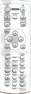 RD-427E , NEC RD-445E, 7N900731 пульт для проектора VT670 , VT700