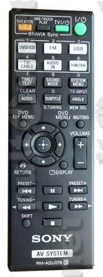 RM-ADU078 оригинальный пульт для домашнего кинотеатра Sony DAV-DZ170