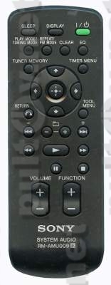 RM-AMU009 пульт для музыкального центра Sony MHC-EC99i