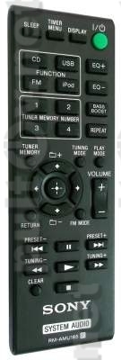 RM-AMU185 пульт для музыкального центра Sony MHC-EC619IP