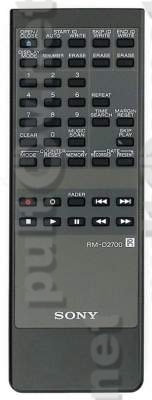RM-D2700 пульт для DAT-рекордера Sony PCM-2700A