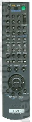 RM-DX500 пульт для CD/DVD-плеера Sony DVP-CX985V