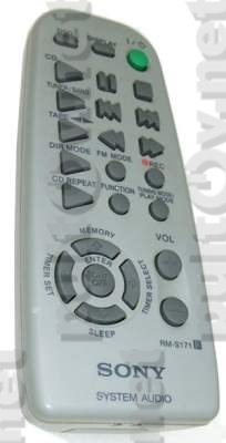 RM-S171 (серый вариант пульта!) пульт для музыкального центра Sony CMT-CP101 и других