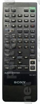 RM-S671, RM-S571 пульт для музыкального центра Sony LBT-D607