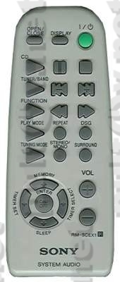 RM-SCEX1 пульт для музыкального центра Sony CMT-EX1