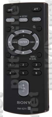 RM-X211 пульт для автомагнитолы Sony DSX-A30