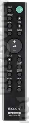 RMT-AH102U пульт для звукового проектора Sony HT-XT100