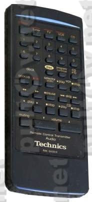 RAK-SA301P пульт для стереоресивера TECHNICS SA-GX100 RAK-SA301P пульт для стереоресивера TECHNICS SA-GX100
