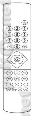 Universum RCU 600 пульт для телевизора Universum FT 71510